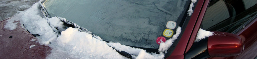 cold weather on windshield