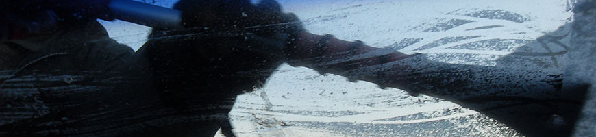 frosted windshield